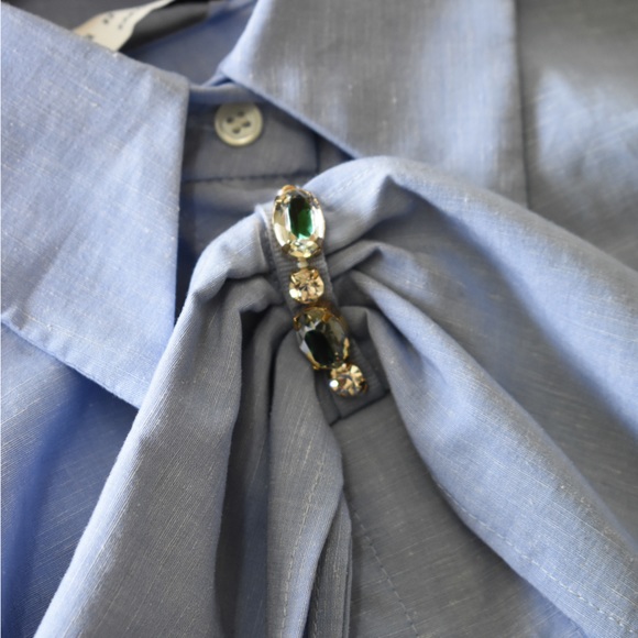 Sandro Long Sleeve Blouse Shirt - Picture 6 of 9